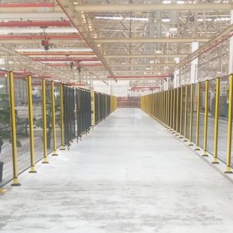 大型工廠分區隔離圍欄 大型工廠分區(qū)隔離圍欄